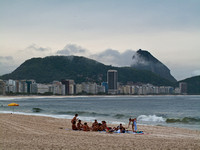 Girls, Copacabana beach, Sugarloaf (3 attractions in Rio)