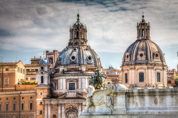Two Domes in Rome